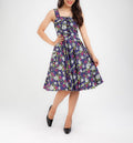 POISON IVY PIN UP ~ WILD FLORAL DRESS