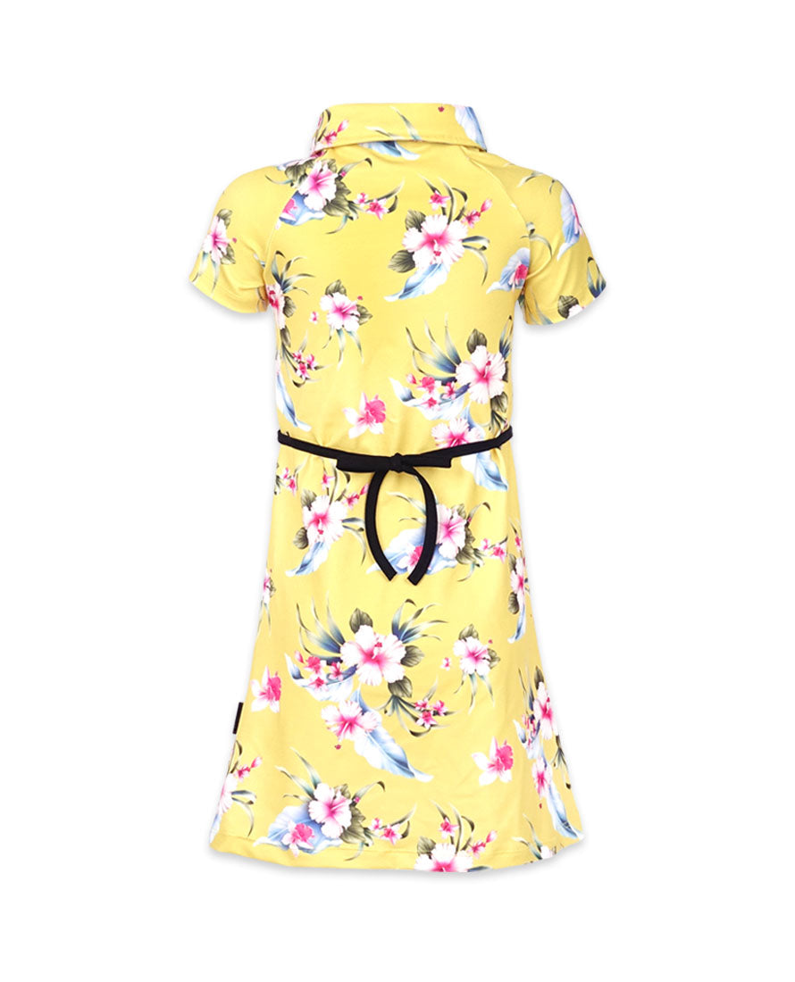 SIX BUNNIES ~ LUAU YELLOW DRESS