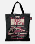HOTROD HELLCAT ~ SPEED DEATH TOTE BAG
