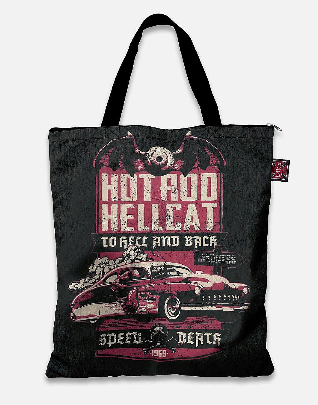HOTROD HELLCAT ~ SPEED DEATH TOTE BAG