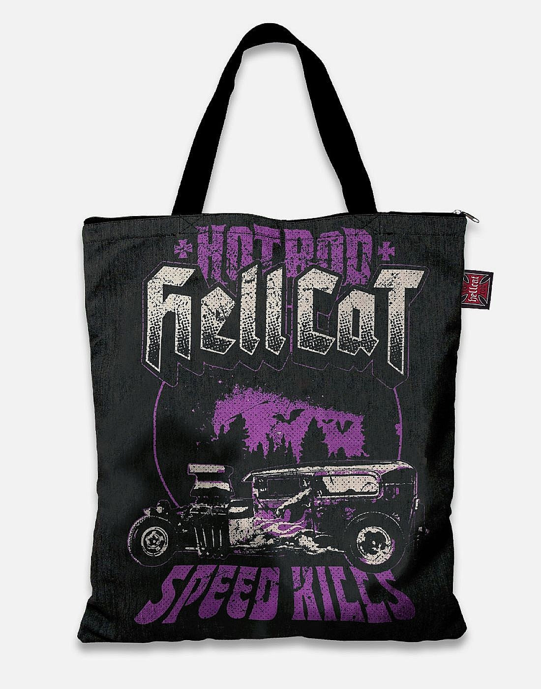 HOTROD HELLCAT ~ SPEED KILLS TOTE BAG