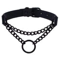 BLACK O-RING CHAIN CHOKER