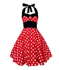 POISON IVY PIN UP ~ RED & WHITE POLKA DOT DRESS