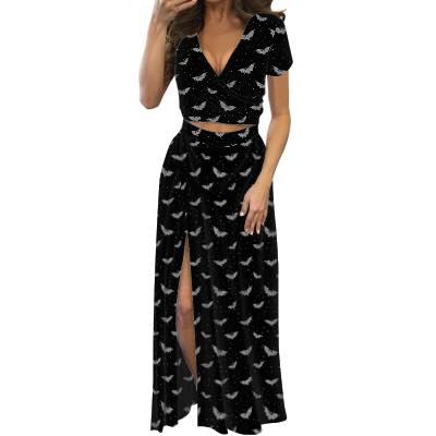 FREAKSHOW ~  BATITUDE SKIRT WITH SIDE SPLIT