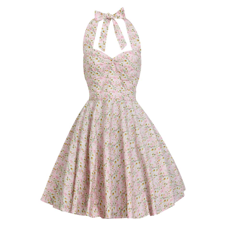 POISON IVY PIN UP ~ DAISY HALTER DRESS