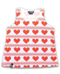 SIX BUNNIES ~ LOVE HEART TANK TOP