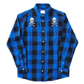 FREAKSHOW ~ FLANNO WITH EMBROIDERED SKULLS