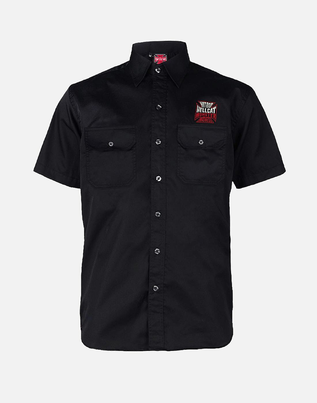 HOTROD HELLCAT ~ MONSTER MADNESS BUTTON UP SHIRT