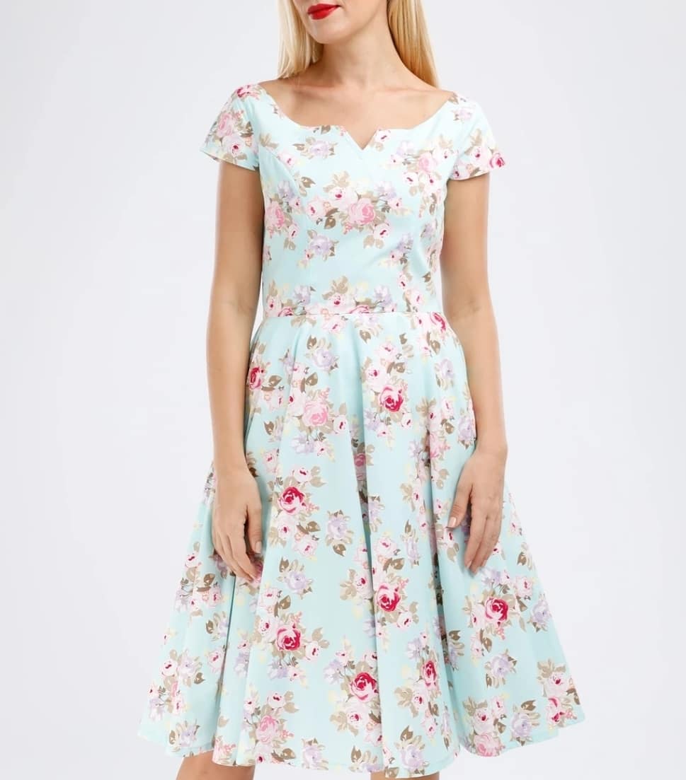 POISON IVY PIN UP ~ SWEET FLORAL DRESS