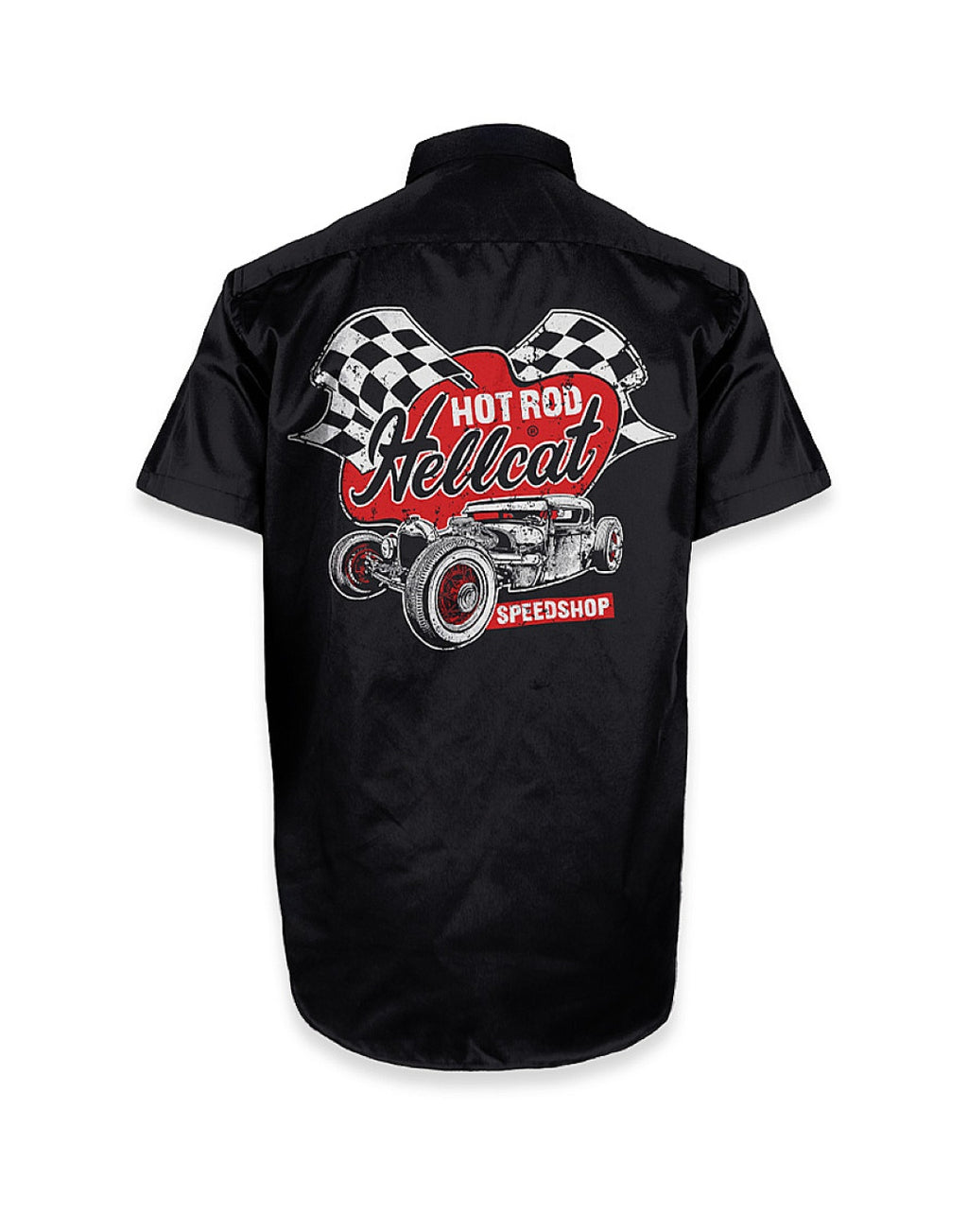 HOTROD HELLCAT ~ SPEEDSHOP BUTTON UP SHIRT