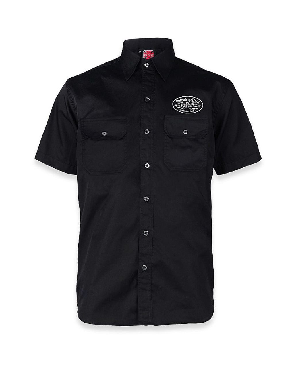 HOTROD HELLCAT ~ SPEEDSHOP BUTTON UP SHIRT