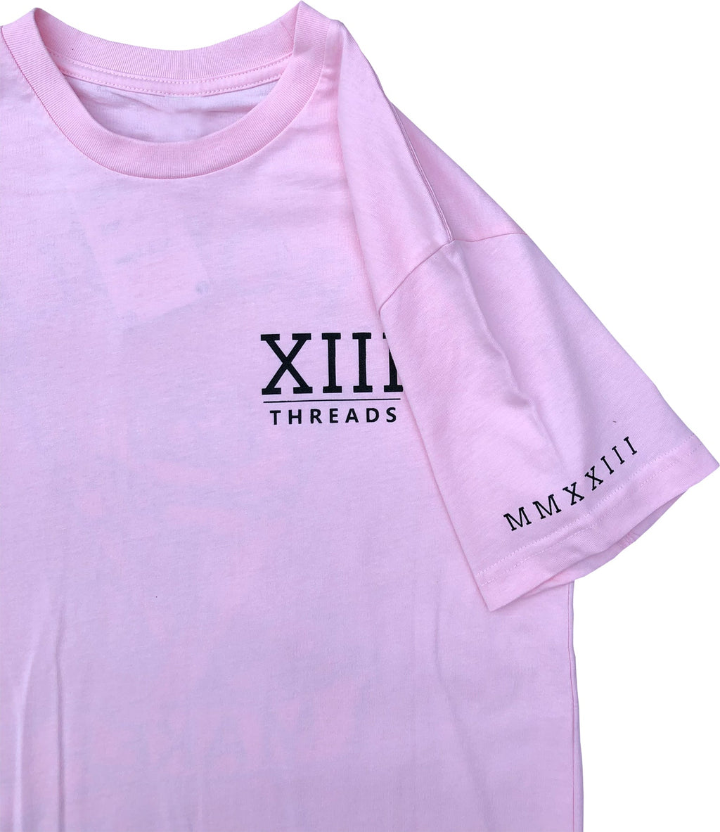 XIII THREADS ~ TROUBLE MAKER PINK T-SHIRT