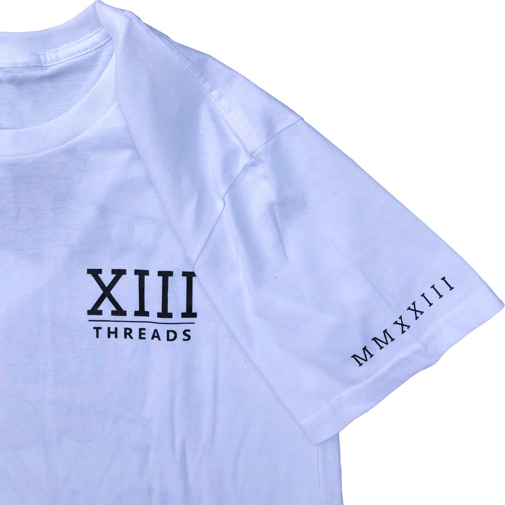 XIII THREADS ~ TIGER SPADE WHITE T-SHIRT