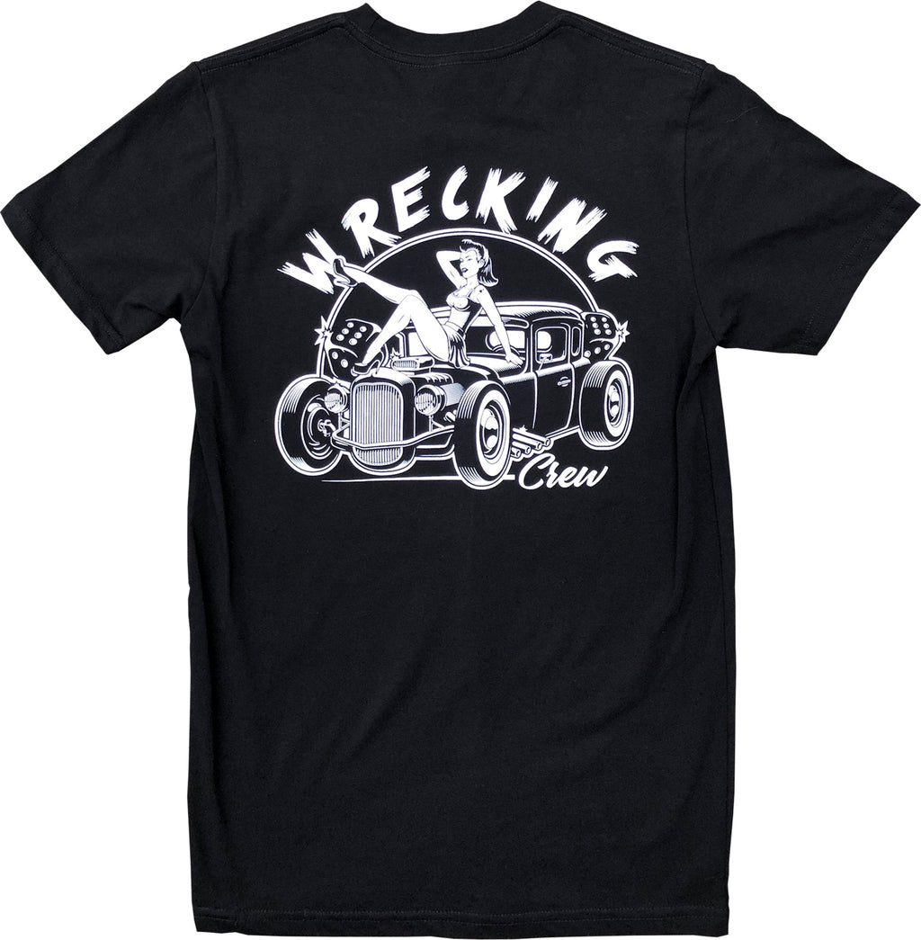 WRECKING CREW ~ BETTY HOTROD  T-SHIRT
